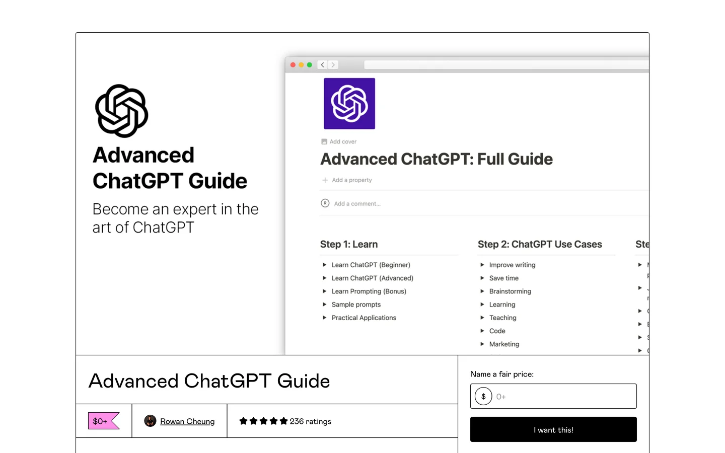 Advanced ChatGPT Guide