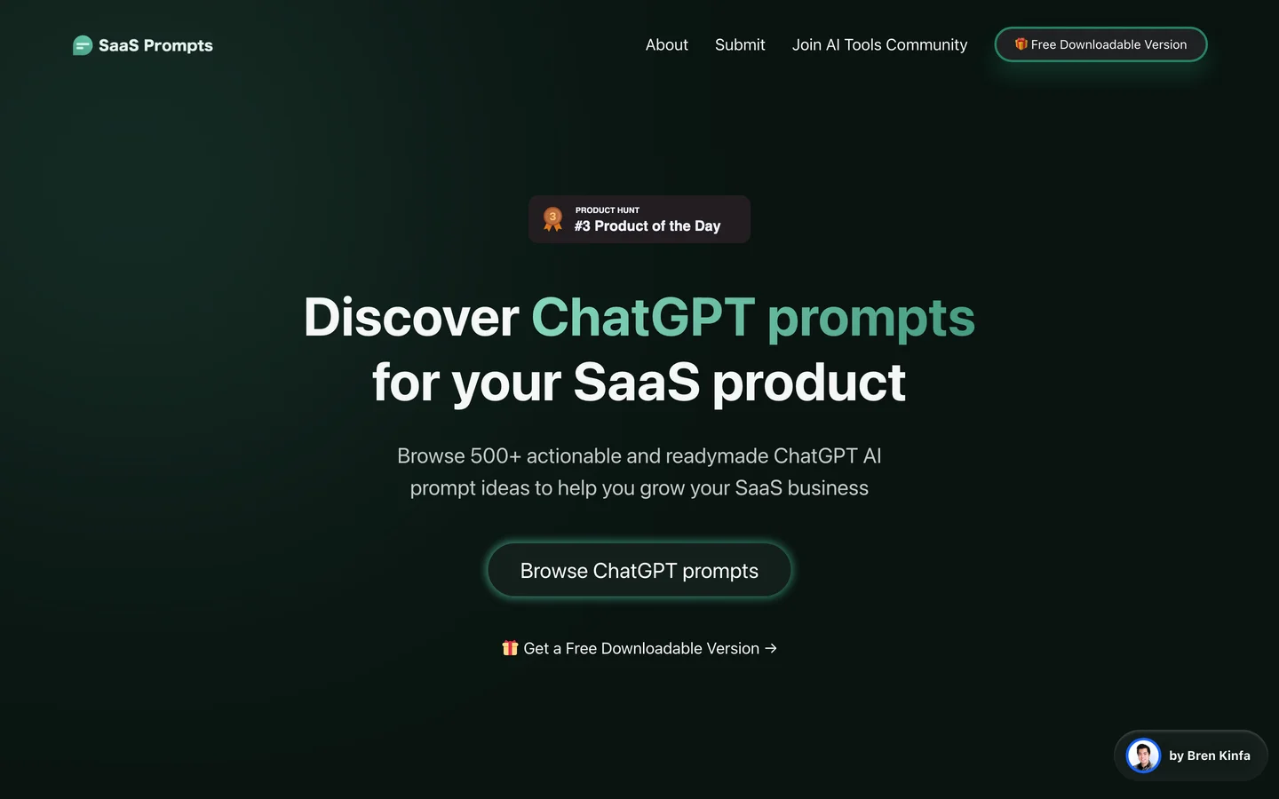 SaaS Prompts - 500+ ChatGPT Prompts for SaaS