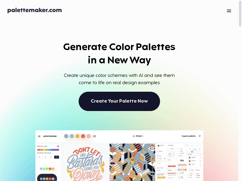 AI Color Palette Generator: Live Preview Colors on Real Designs