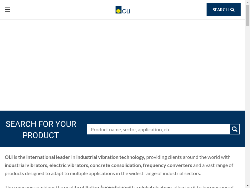 OLI | The worldwide leader in vibration technology |