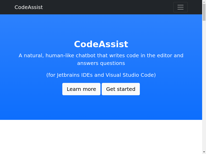 CodeAssist - AI assistant for programming